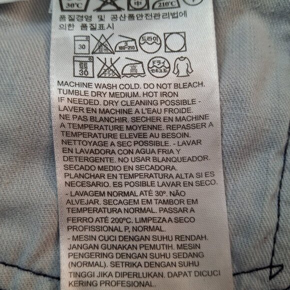 Men's Levi’s 514 Thrashed Sun Faded Pants Vintage Cotton Canvas Patched Distress - Picture 11 of 16